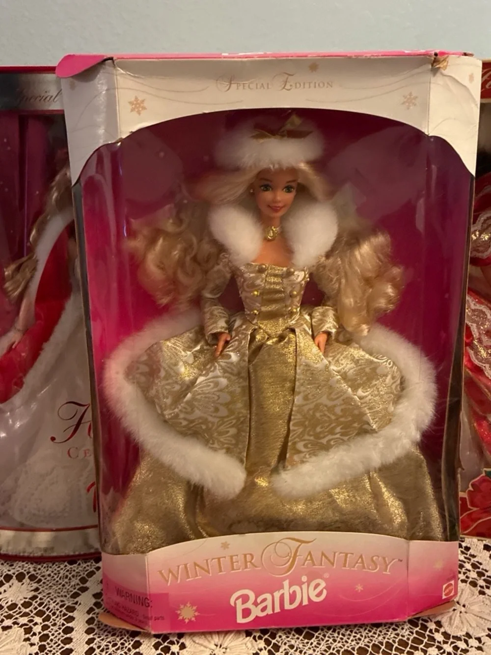Barbie Gold and White Winter Fantasy Special Edition